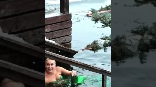 Bathing 2025 cold water swimming girls, baptism epiphany, хрещення, крещение, ice hole baptism Bathing 2025 cold water swimming girls, baptism epiphany, хрещення, крещение, ice hole baptism