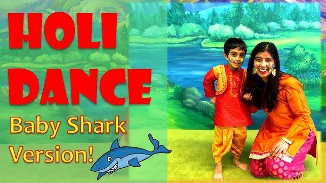 Holi song & dance - baby shark style! Holi song & dance - baby shark style!