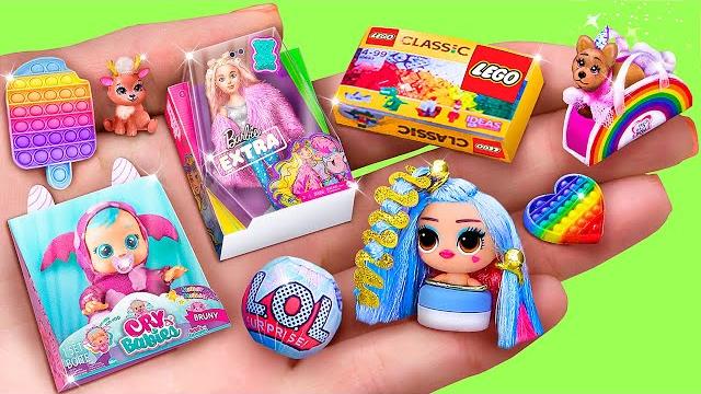 Миниатюрные игрушки для кукол - 30 идей Миниатюрные игрушки для кукол - 30 идей