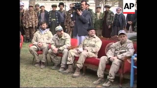 Dostum and troops bid farewell to us special forces. Dostum and troops bid farewell to us special forces.