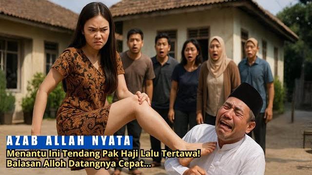 Baru sebulan menikah, menantu ini tendang pak haji lalu tertawa! tapi balasan alloh datangnya cepat… Baru sebulan menikah, menantu ini tendang pak haji lalu tertawa! tapi balasan alloh datangnya cepat…