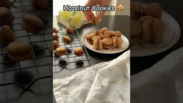 Nutty, buttery hazelnut cookies with chocolate filling—easy to make and impossible to resist! Nutty, buttery hazelnut cookies with chocolate filling—easy to make and impossible to resist!