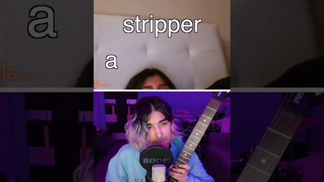 Omegle stripper serenaded by improvised song!!#singers #omegle #guitarist #poppunk #mgk #rock Omegle stripper serenaded by improvised song!!#singers #omegle #guitarist #poppunk #mgk #rock