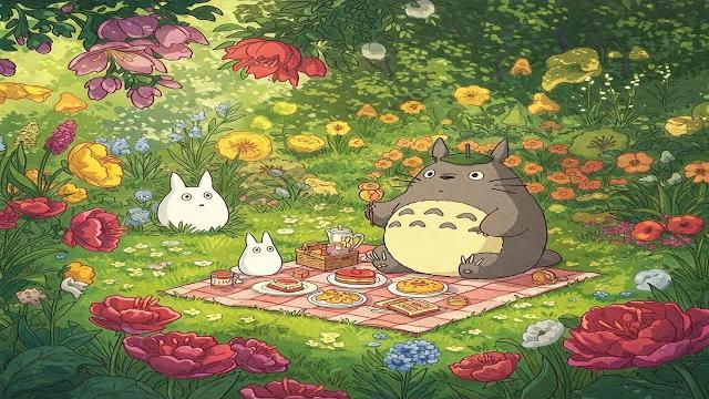 Totoro’s spring picnic adventure | ghibli picnic paradise | ghibli-inspired relaxing animation Totoro’s spring picnic adventure | ghibli picnic paradise | ghibli-inspired relaxing animation