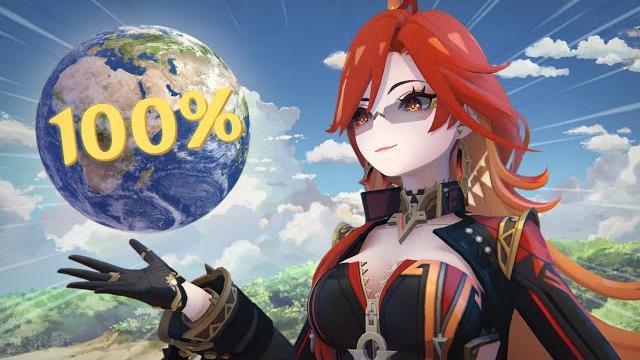 Я зачистил карту на 100% и одурел (genshin impact) Я зачистил карту на 100% и одурел (genshin impact)