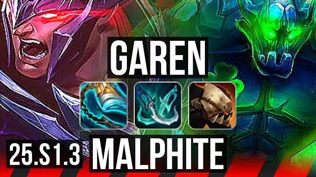 Garen vs malphite (top) | kr master | 25.s1.3 Garen vs malphite (top) | kr master | 25.s1.3