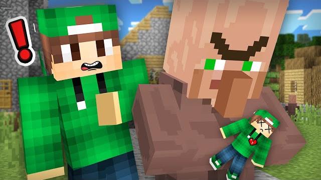 Житель проклял меня в майнкрафт | риколит minecraft Житель проклял меня в майнкрафт | риколит minecraft