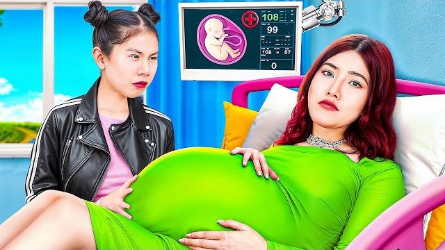 Oh no, baby doll! pregnant mommy gets boo boo! Oh no, baby doll! pregnant mommy gets boo boo!