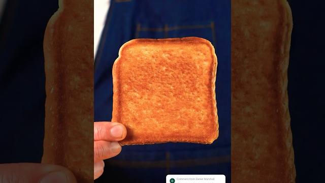 “chef” reveals “secret” for perfect toast “chef” reveals “secret” for perfect toast
