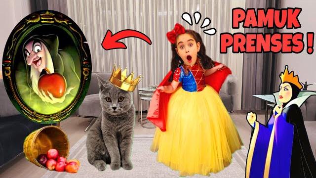 Eli̇f pamuk prenses oldu!! si̇hi̇rli̇ elma i̇le bayildi uyan!! بابا جاب لي بالون - جنى مقداد | طيور بيبي Eli̇f pamuk prenses oldu!! si̇hi̇rli̇ elma i̇le bayildi uyan!! بابا جاب لي بالون - جنى مقداد | طيور بيبي