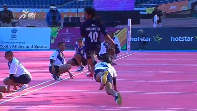 Maharashtra vs gujarat girl's final kho-kho match full highlights | khelo india school games Maharashtra vs gujarat girl's final kho-kho match full highlights | khelo india school games