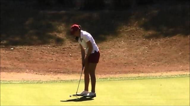 Justine dreher (s carolina) plays 7th hole in final round of darius rucker at long cove club. Justine dreher (s carolina) plays 7th hole in final round of darius rucker at long cove club.