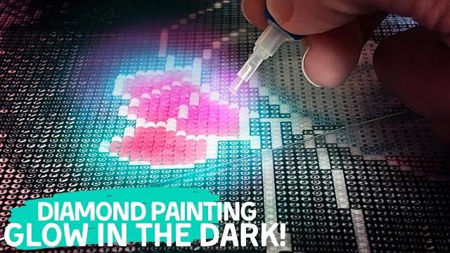 Glow in the dark? diamond painting unboxing Glow in the dark? diamond painting unboxing