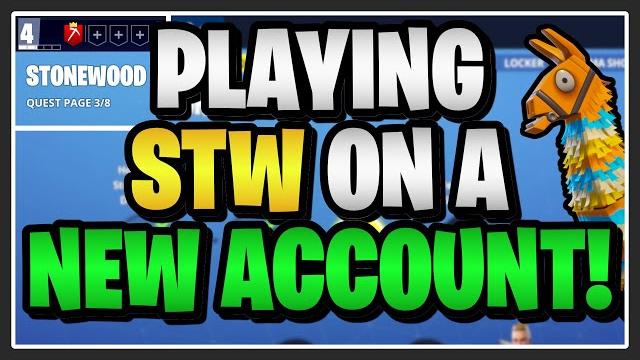 Starting stw on a new account! Starting stw on a new account!