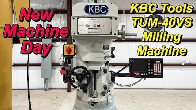 Kbc tools milling machine delivery & setup Kbc tools milling machine delivery & setup