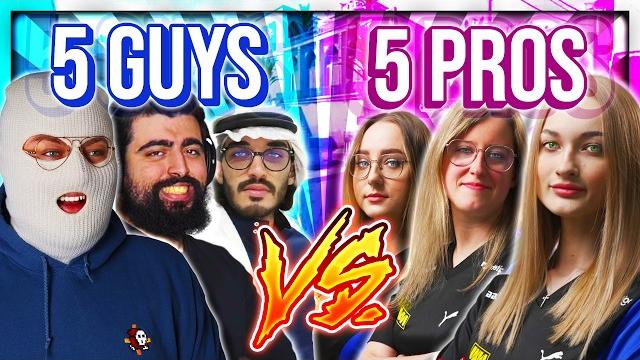5 friends vs. 5 female pros (who wins?) 5 friends vs. 5 female pros (who wins?)