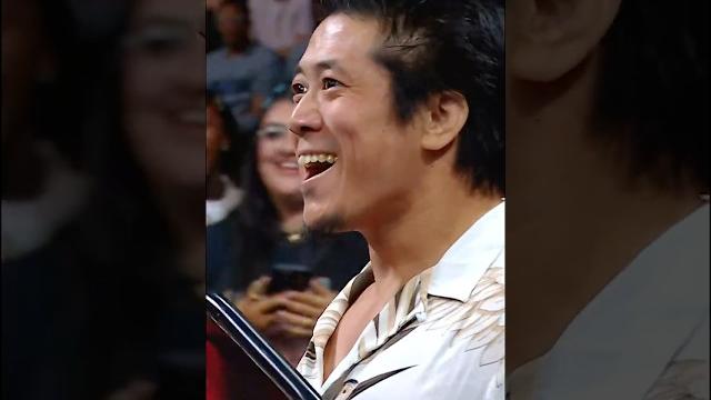 Yoshiki inamura to the rescue!!! #wwebattleground Yoshiki inamura to the rescue!!! #wwebattleground