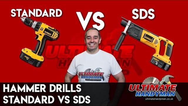Sds drill versus standard hammer drill Sds drill versus standard hammer drill