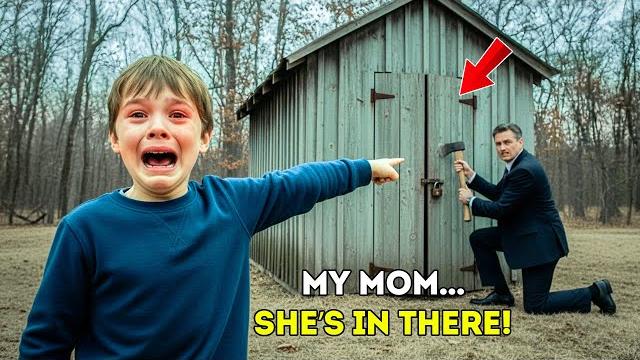 A poor boy cried and pointed at the shed: “my mom is in there!”, when the millionaire broke it open… A poor boy cried and pointed at the shed: “my mom is in there!”, when the millionaire broke it open…