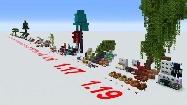 Every major minecraft update in 1 min 22 sec Every major minecraft update in 1 min 22 sec