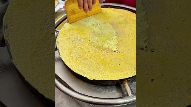 Flat yeast pie crepe #youtubeshorts Flat yeast pie crepe #youtubeshorts