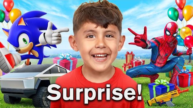 Our son's dream birthday surprise! Our son's dream birthday surprise!