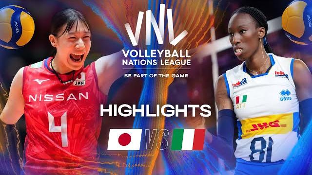 Japan vs. italy - highlights | week 2 | women's vnl 2025 Japan vs. italy - highlights | week 2 | women's vnl 2025