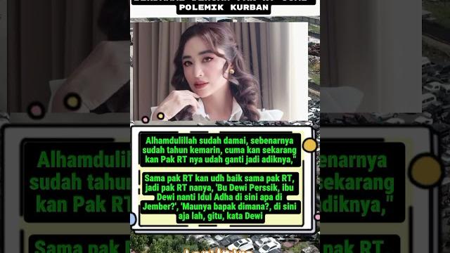 Saling memaafkan! dewi perssik ungkap sudah berdamai dengan pak rt soal polemik kurban #dewipersik Saling memaafkan! dewi perssik ungkap sudah berdamai dengan pak rt soal polemik kurban #dewipersik