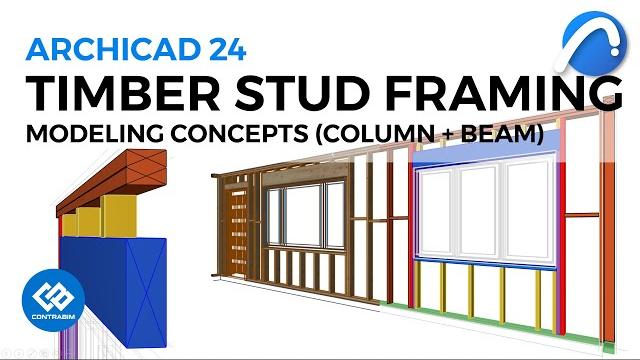 How to model timber stud framing in archicad How to model timber stud framing in archicad