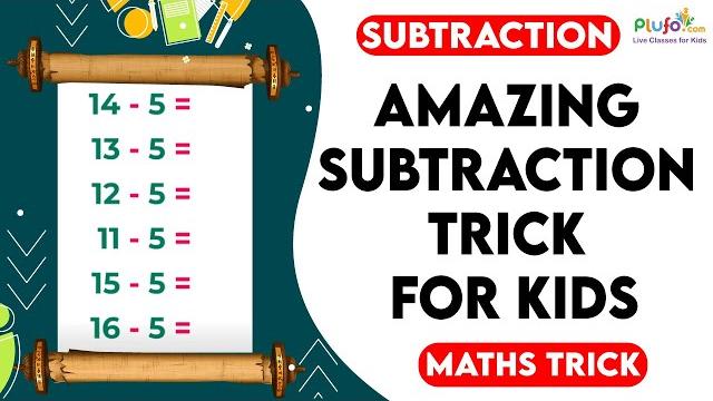Amazing subtraction trick for kids - math trick #math #trick #subtraction #kids #shorts Amazing subtraction trick for kids - math trick #math #trick #subtraction #kids #shorts