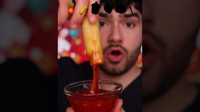 Chinese new year asmr vs cavities !? Chinese new year asmr vs cavities !?