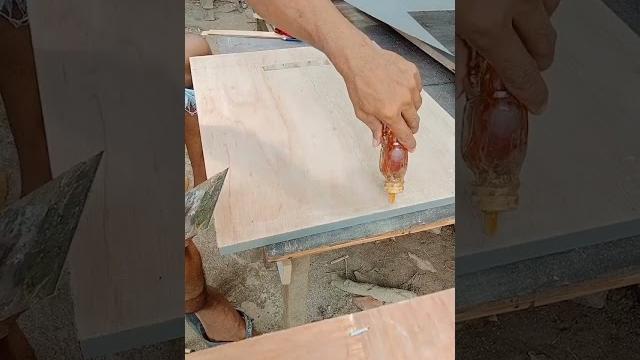 Proses pemasangan hpl pintu kitchen set #shorts #woodworking #furniture #kitchenset #project Proses pemasangan hpl pintu kitchen set #shorts #woodworking #furniture #kitchenset #project