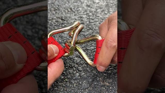 Wow, ratchet straps work perfectly! Wow, ratchet straps work perfectly!
