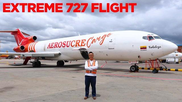 Dare to fly? aerosucre b727 cargo flight to venezuela Dare to fly? aerosucre b727 cargo flight to venezuela