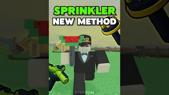 New sprinkler method is insane! #growagarden New sprinkler method is insane! #growagarden