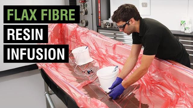 Bio resin infusion: 16ft flax fibre canoe Bio resin infusion: 16ft flax fibre canoe