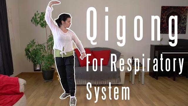 Qigong for the respiratory system - yiqi yangfei gong demonstration with tina full sequence Qigong for the respiratory system - yiqi yangfei gong demonstration with tina full sequence