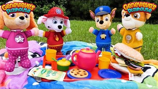 Best toy learning video for kids - paw patrol snuggle pup picnic! Best toy learning video for kids - paw patrol snuggle pup picnic!
