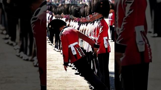 Royal guards must follow proper fainting protocol Royal guards must follow proper fainting protocol