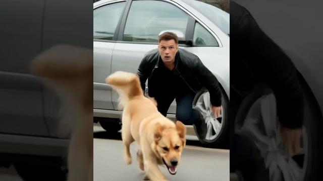 A golden retriever saved a life of baby #baby #puppy A golden retriever saved a life of baby #baby #puppy