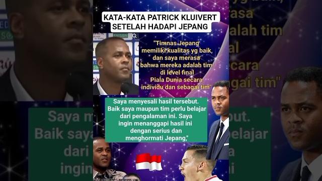 Pernyataan pelatih timnas indonesia vs jepang #shorts Pernyataan pelatih timnas indonesia vs jepang #shorts
