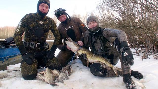 Подводная охота. десногорская аэс. щука на 10кг Подводная охота. десногорская аэс. щука на 10кг