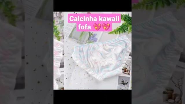 Calcinha kawaii fofa Calcinha kawaii fofa