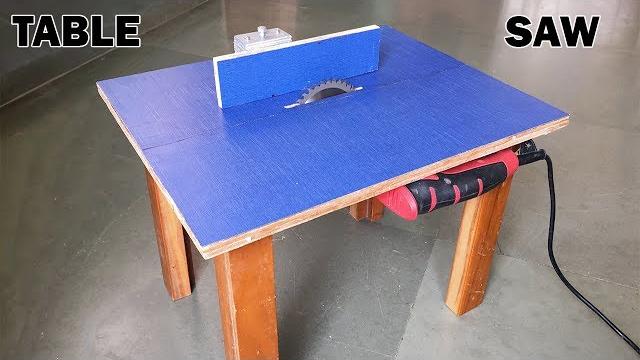 How to make a table saw at home - drill powered How to make a table saw at home - drill powered