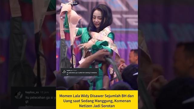 Lala widy disawer pake bh oleh penonton Lala widy disawer pake bh oleh penonton