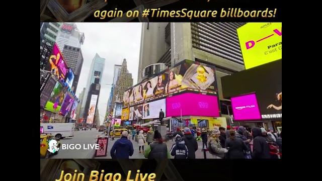 Bigo awards gala 2023 - bigo top broadcasters and families again on #timessquare billboards! Bigo awards gala 2023 - bigo top broadcasters and families again on #timessquare billboards!