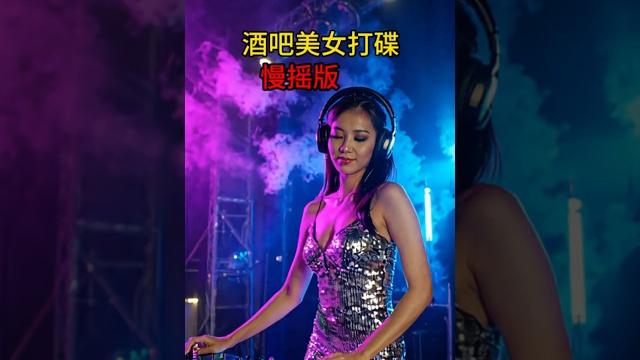 酒吧现场,黑珍珠美女dj打碟 酒吧现场,黑珍珠美女dj打碟