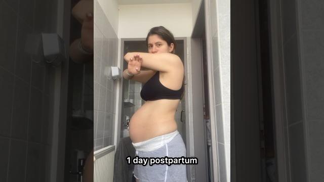 1 day postpartum belly shot #shorts #afterbirth #postpartum 1 day postpartum belly shot #shorts #afterbirth #postpartum
