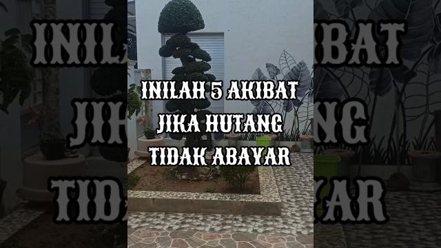 Inilah lima akibat jika hutang tidak di bayar #kajianislam #dakwahislam #hutang #shortviral #quotes Inilah lima akibat jika hutang tidak di bayar #kajianislam #dakwahislam #hutang #shortviral #quotes