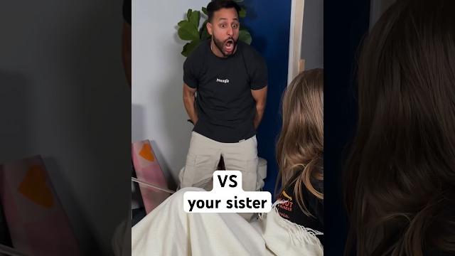 When your girlfriend is sleeping vs your sister  When your girlfriend is sleeping vs your sister 